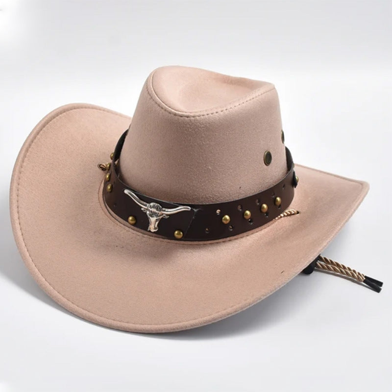 TheCapSpot - Artificial Suede Western Cowboy Hat