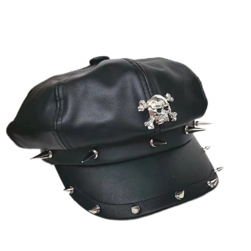 TheCapSpot - Artificial Leather Rivet Hat