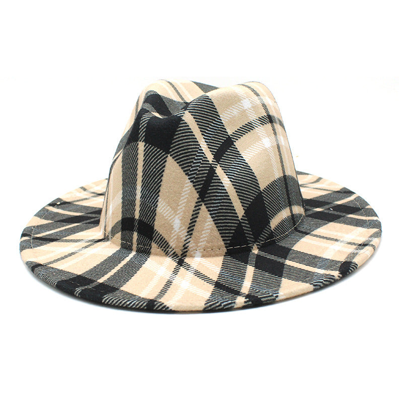 TheCapSpot -Plaid Fedora Hat