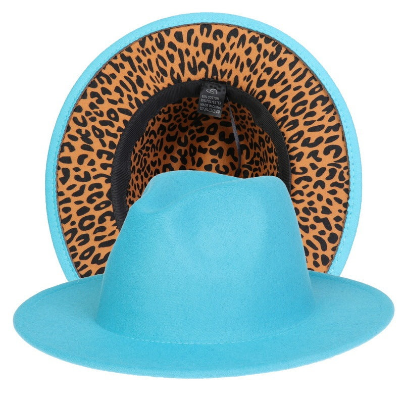 TheCapSpot - Leopard Print Fedora