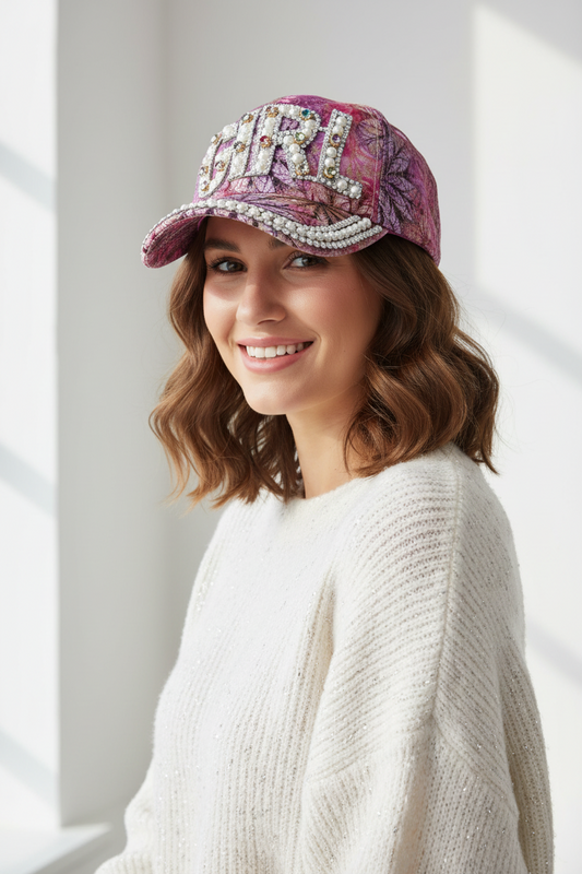 Kendall Floral Graphic Baseball Hat – Adjustable Unisex