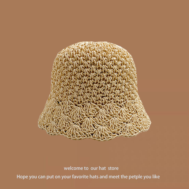 TheCapSpot - Woven Straw Bucket Hat