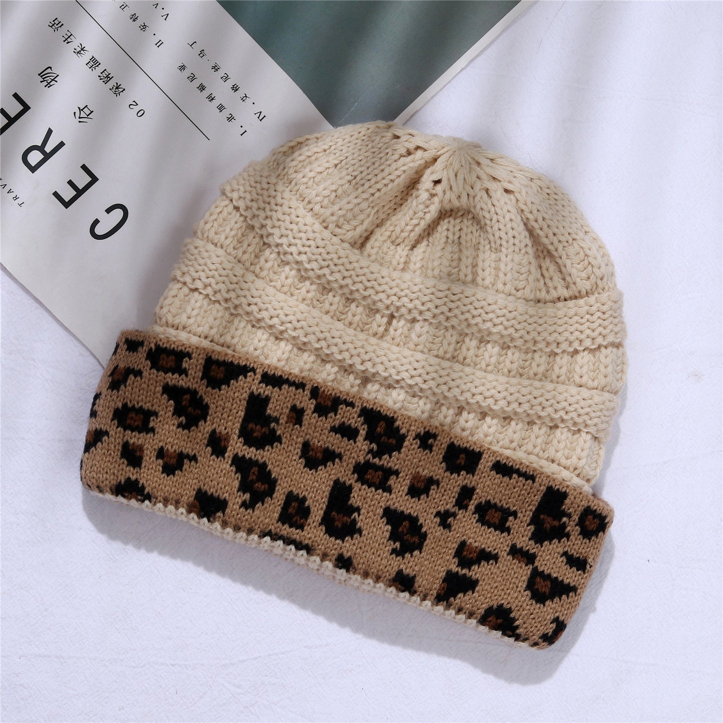 TheCapSpot - Leopard Print Stocking Cap