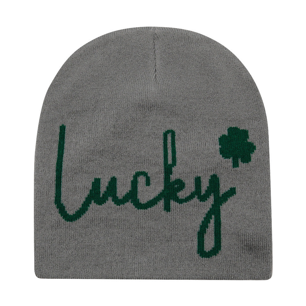 TheCapSpot - Letter Knitted Stocking Cap