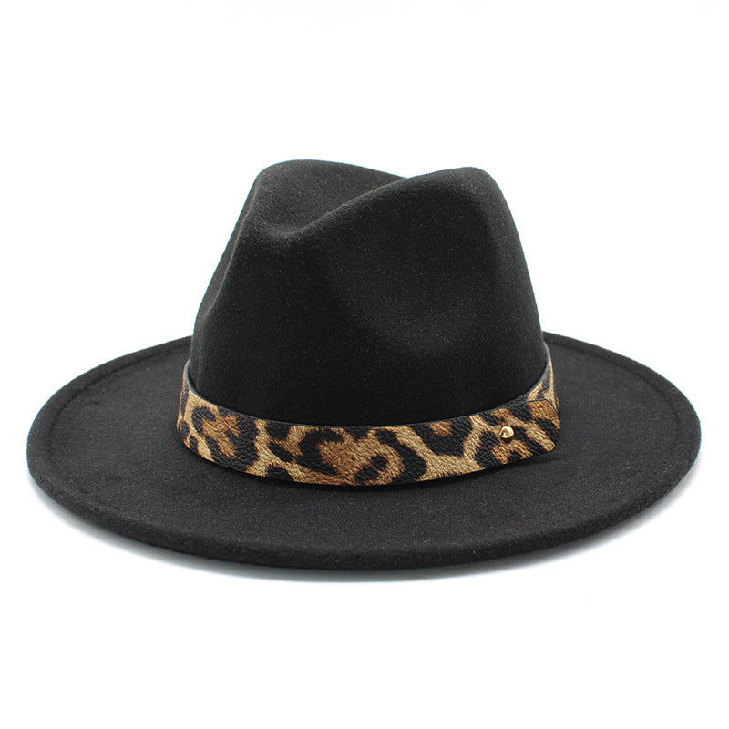 TheCapSpot - Leopard Print Big Brim Hat