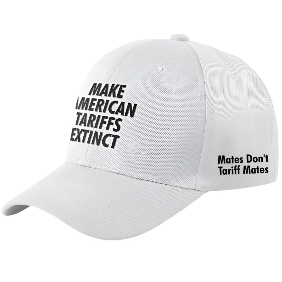 Gray cap with text on a gradient background