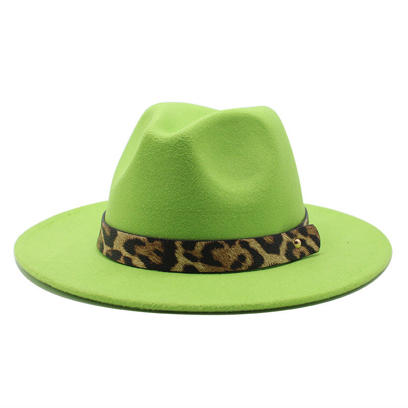 TheCapSpot - Leopard Print Big Brim Hat