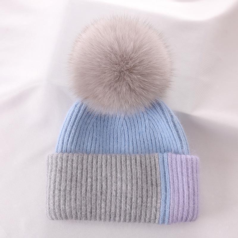 TheCapSpot - Rabbit fur Stocking Cap