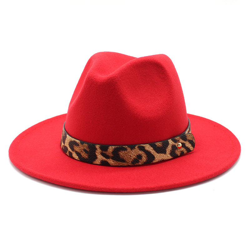 TheCapSpot - Leopard Print Big Brim Hat