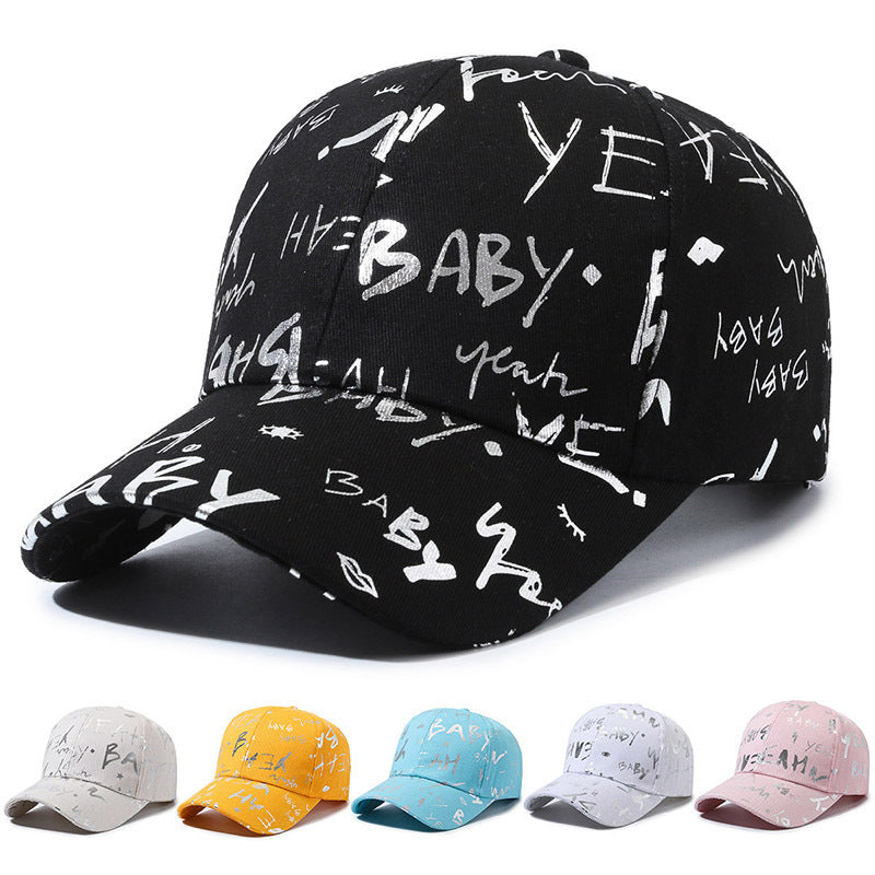 TheCapSpot - Graphic Letter Baseball Cap