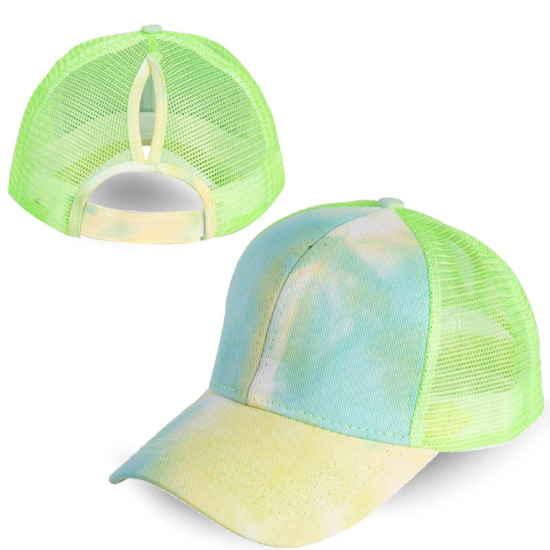 TheCapSpot - Tie-dye ponytail cap