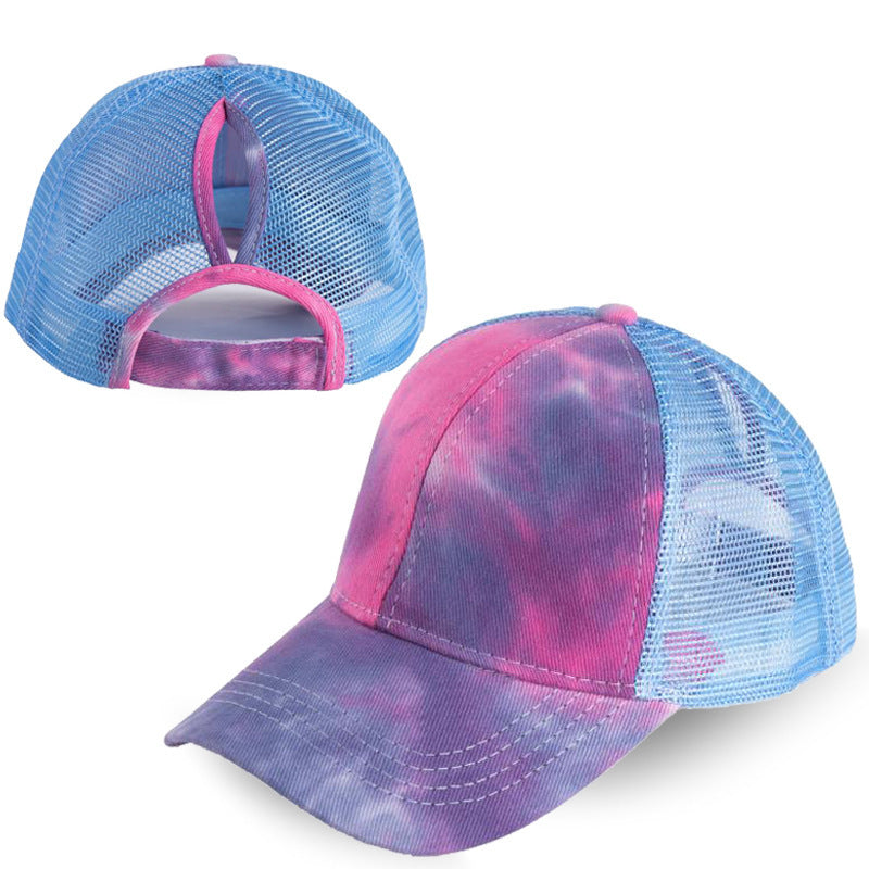 TheCapSpot - Tie-dye ponytail cap