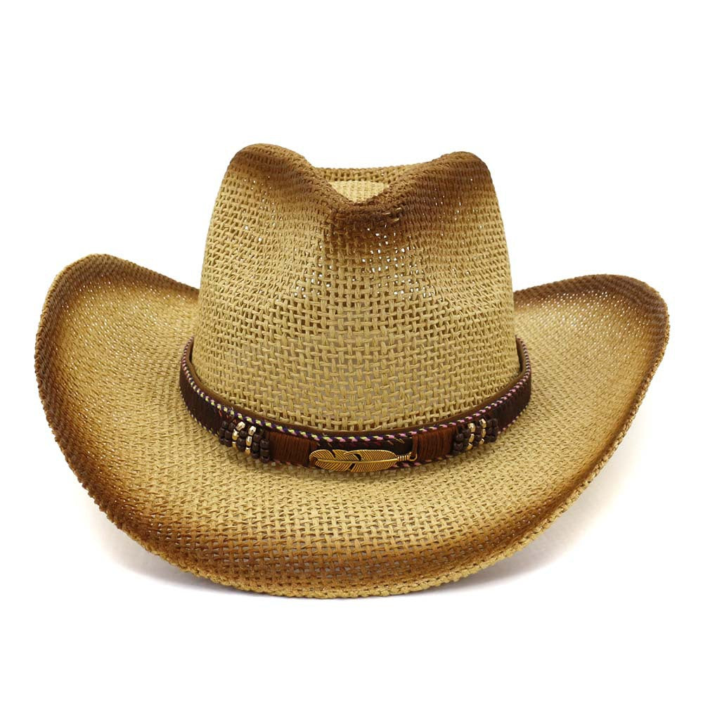 TheCapSpot - Paint Straw Hat Tan