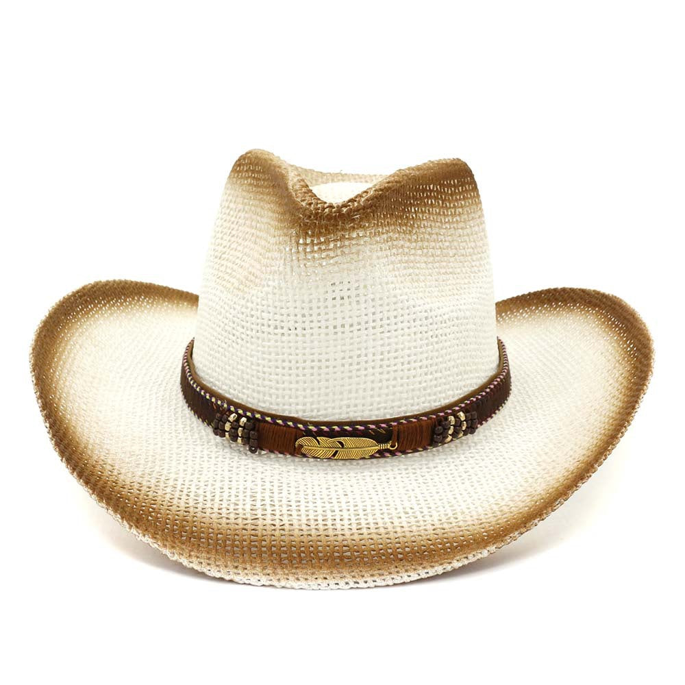 TheCapSpot - Paint Straw Hat Tan
