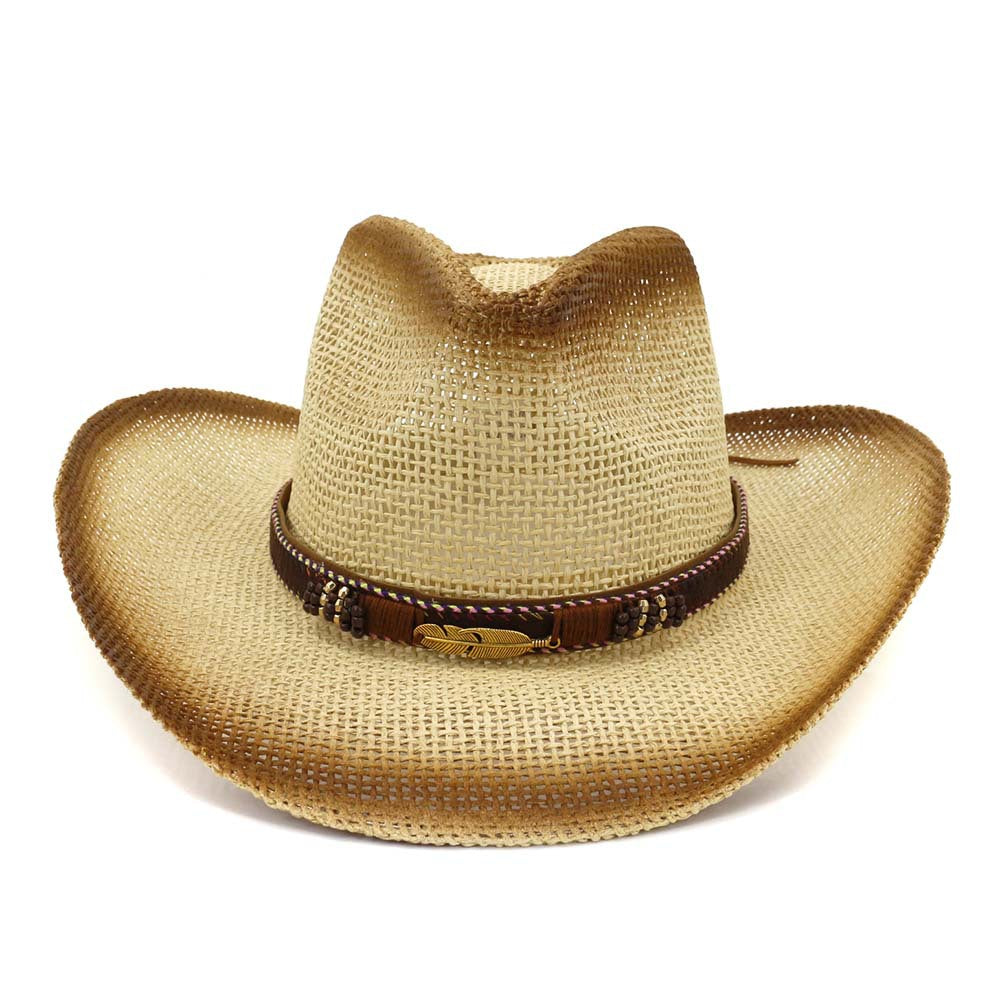 TheCapSpot - Paint Straw Hat Tan