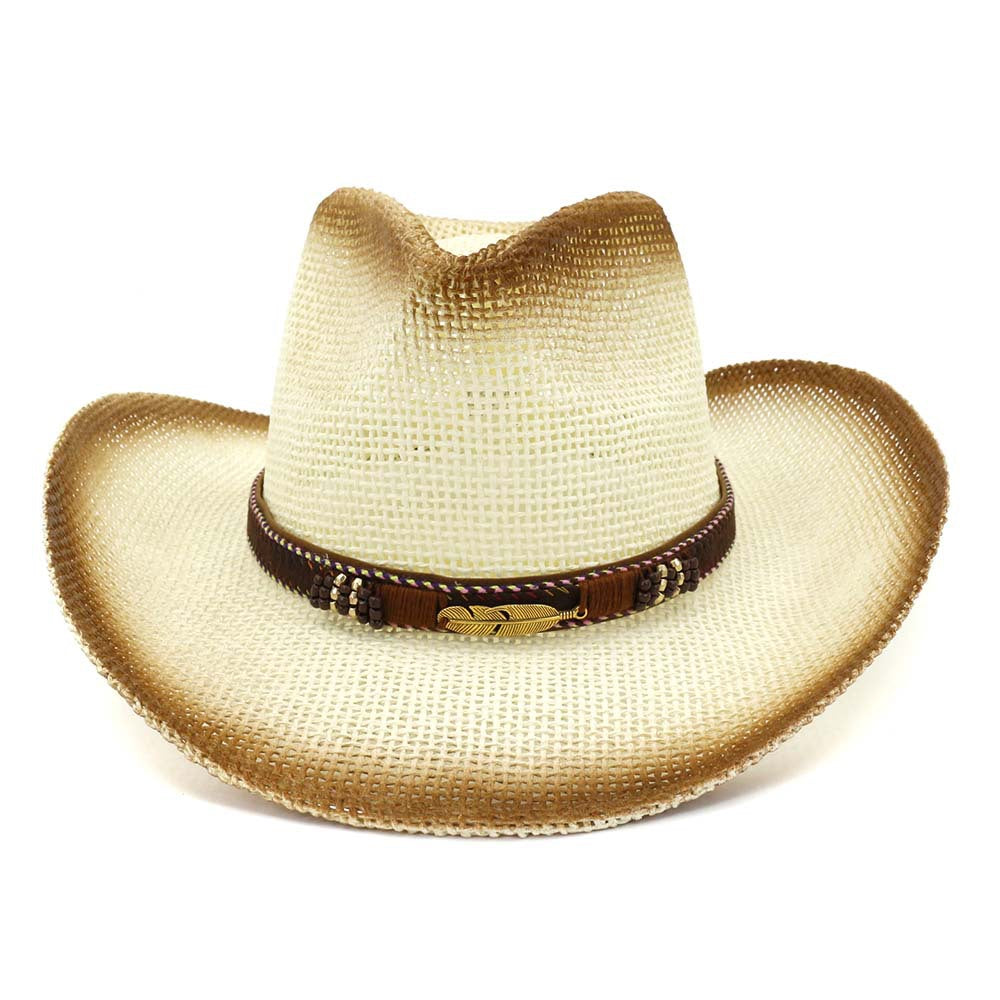 TheCapSpot - Paint Straw Hat Tan