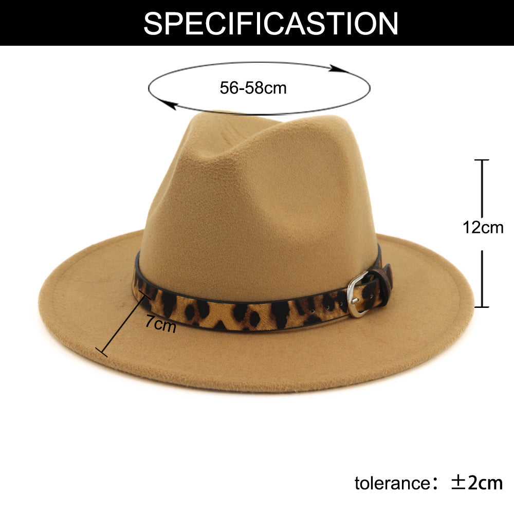 TheCapSpot - Fedora leopard print