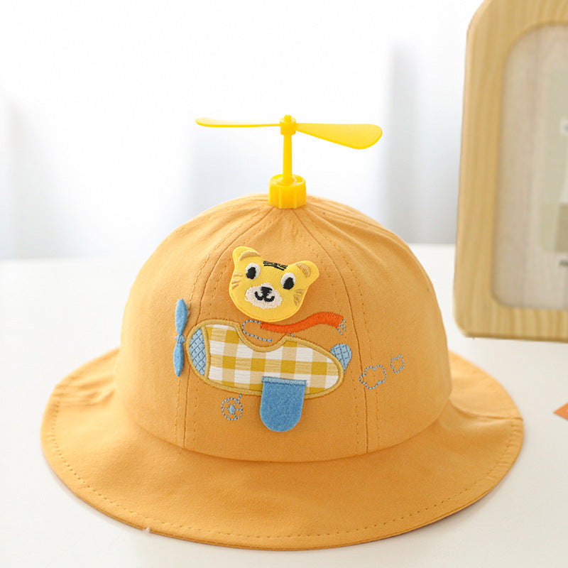 TheCapSpot - Spring Children Cute Bamboo Dragonfly Fisherman Hat