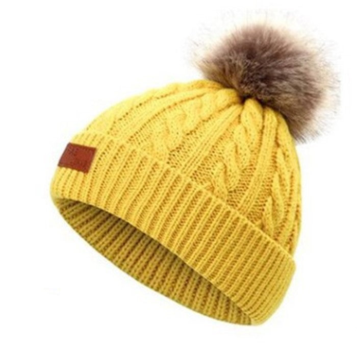 The CapSpot - Fur Ball Stocking Cap
