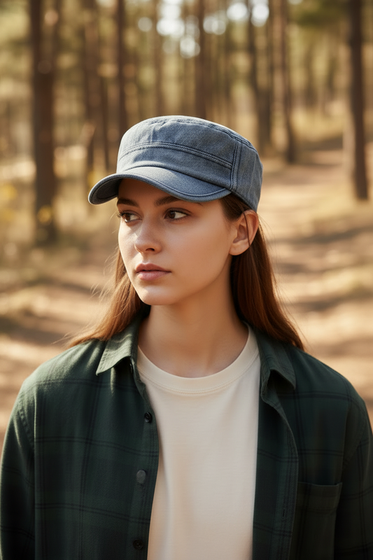 Franklin Denim Baseball Cap – Blue, Adjustable