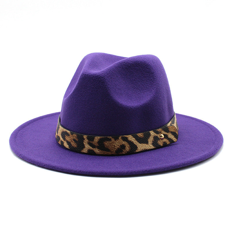 TheCapSpot - Leopard Print Big Brim Hat