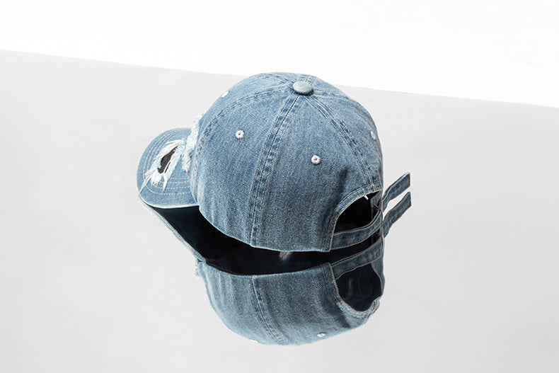 TheCapSpot -Distressed Demin Cap