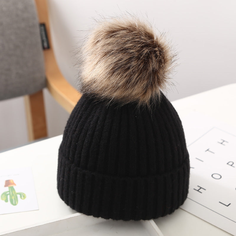 TheCapSpot - Woolen Cap Fur Stocking Cap