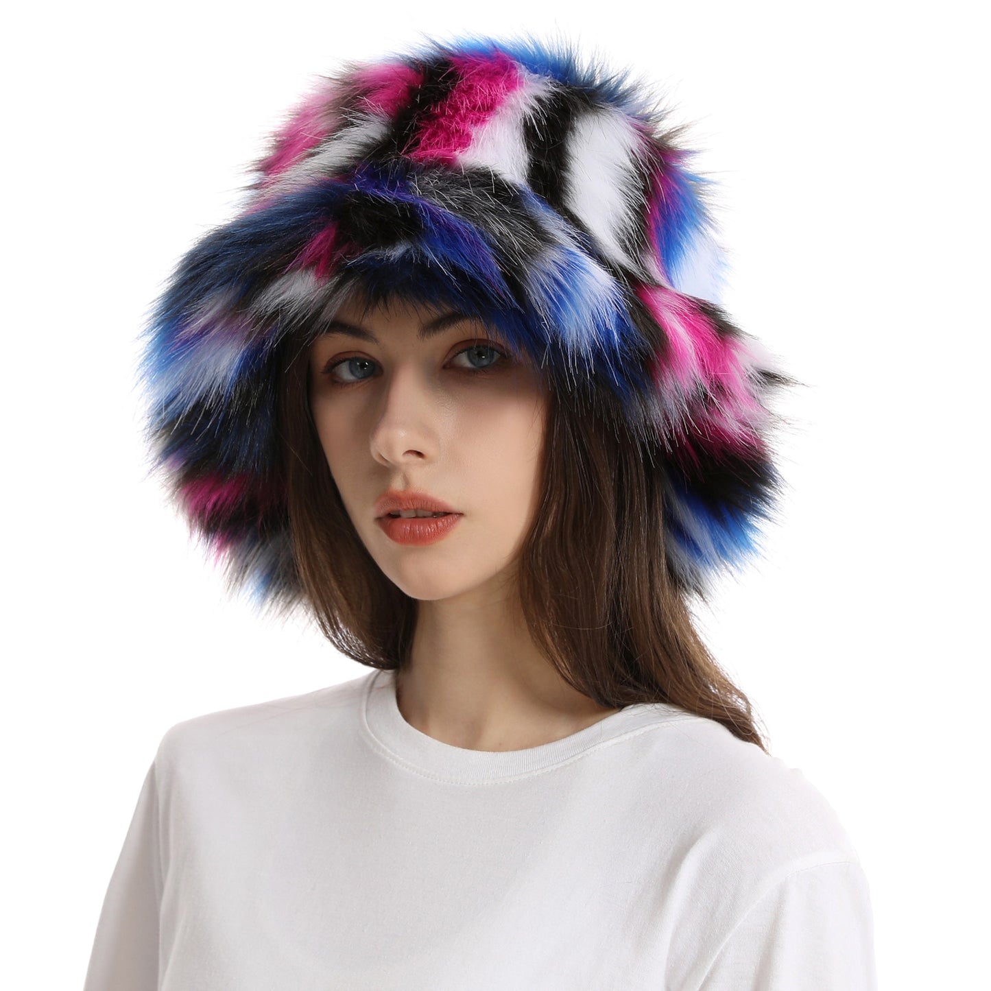 TheCapSpot - Two-Tone Plush Bucket Hat