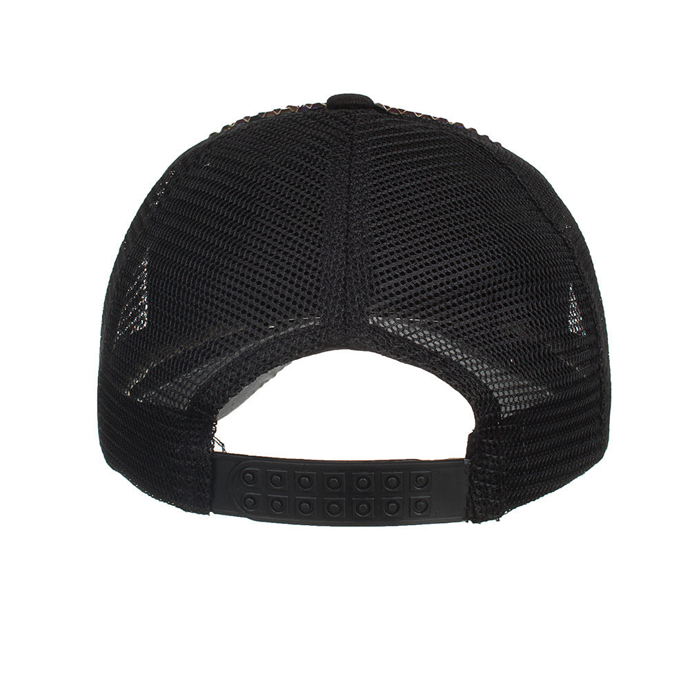 Full drill net hat baseball cap sun hat