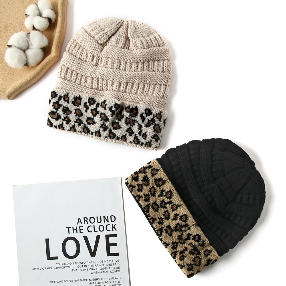 TheCapSpot - Tarver Leopard Print Stocking Cap