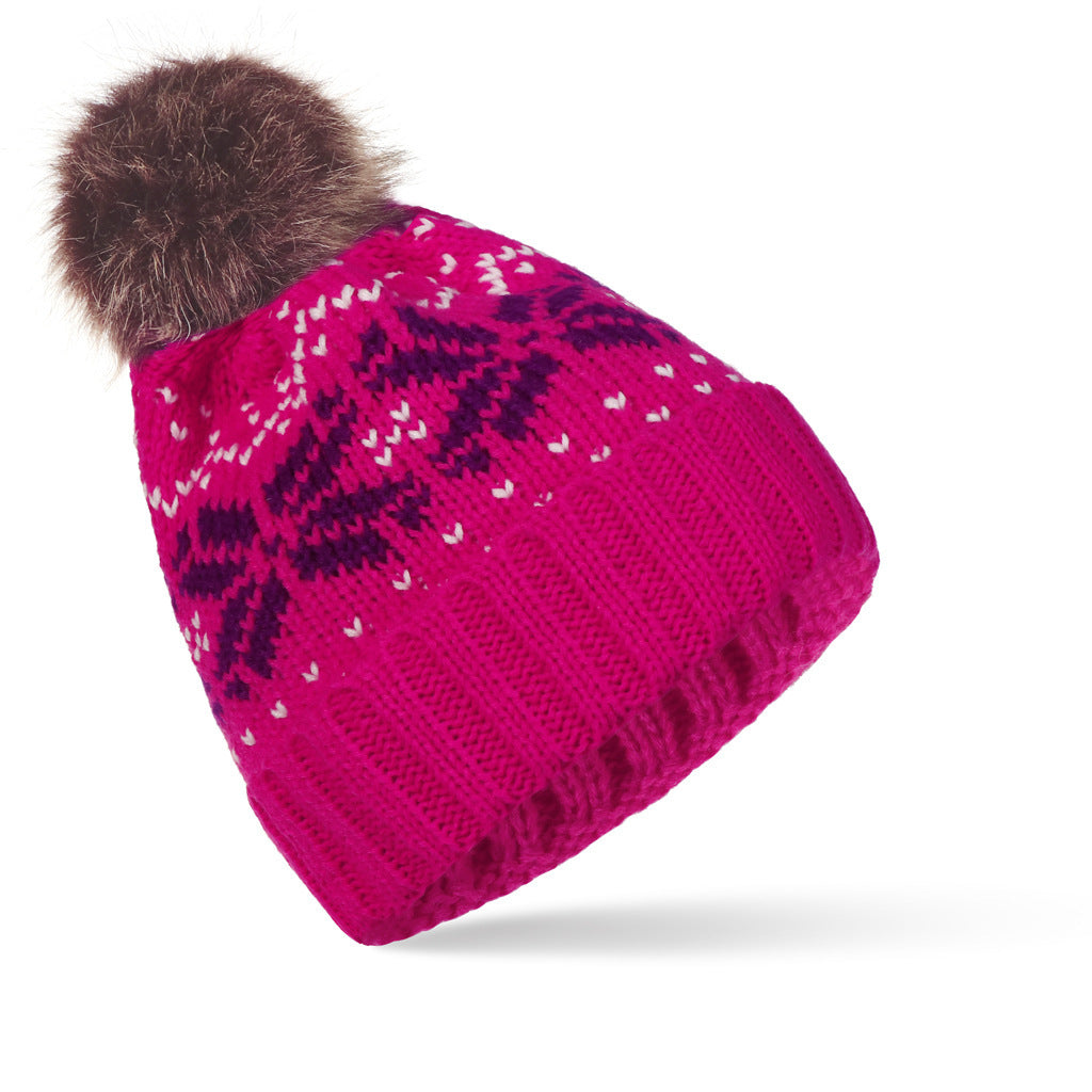 TheCapSpot - Snowflake Stocking Cap