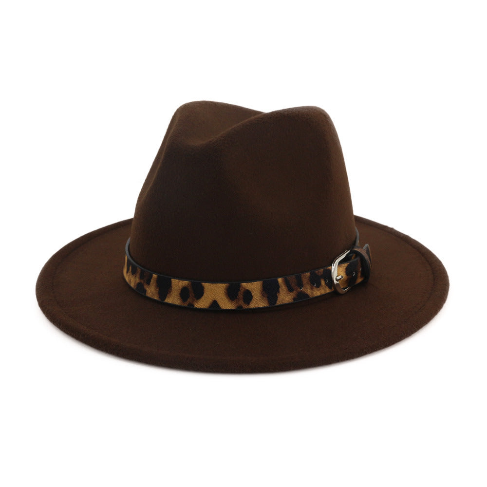 TheCapSpot - Fedora leopard print