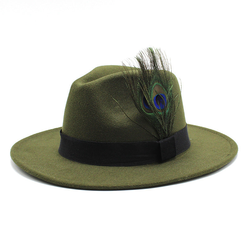 The CapSpot - Peacock Feather Sun Hat