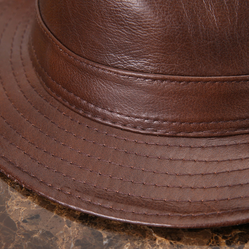 TheCapSpot - Cartwright Leather Top Hat