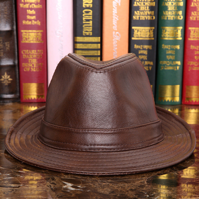 TheCapSpot - Cartwright Leather Top Hat