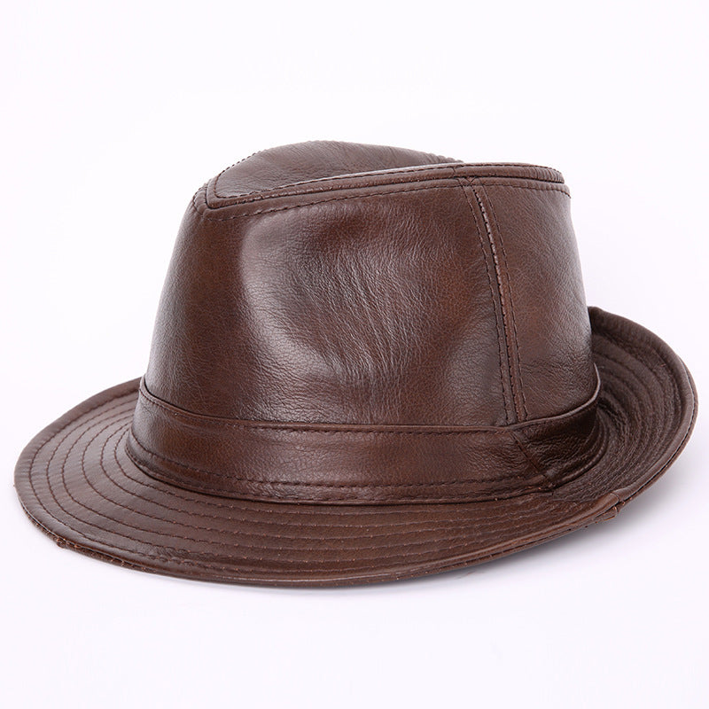 Cartwright Cowhide Leather Top Hat