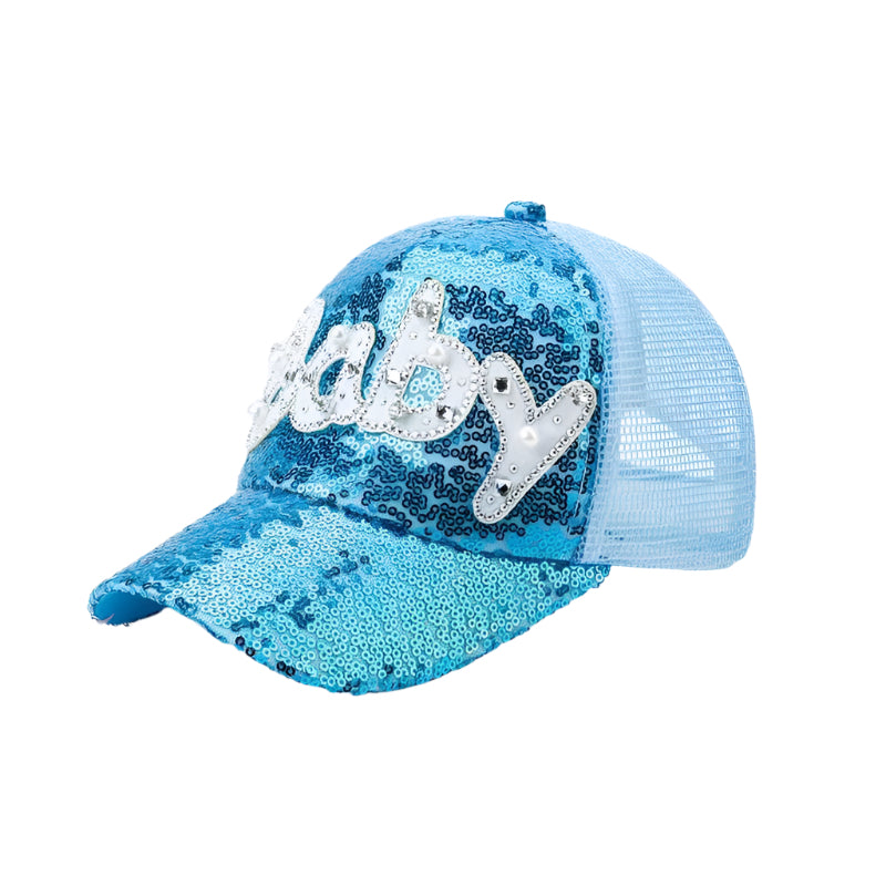 TheCapSpot - Sequin Baseball Cap