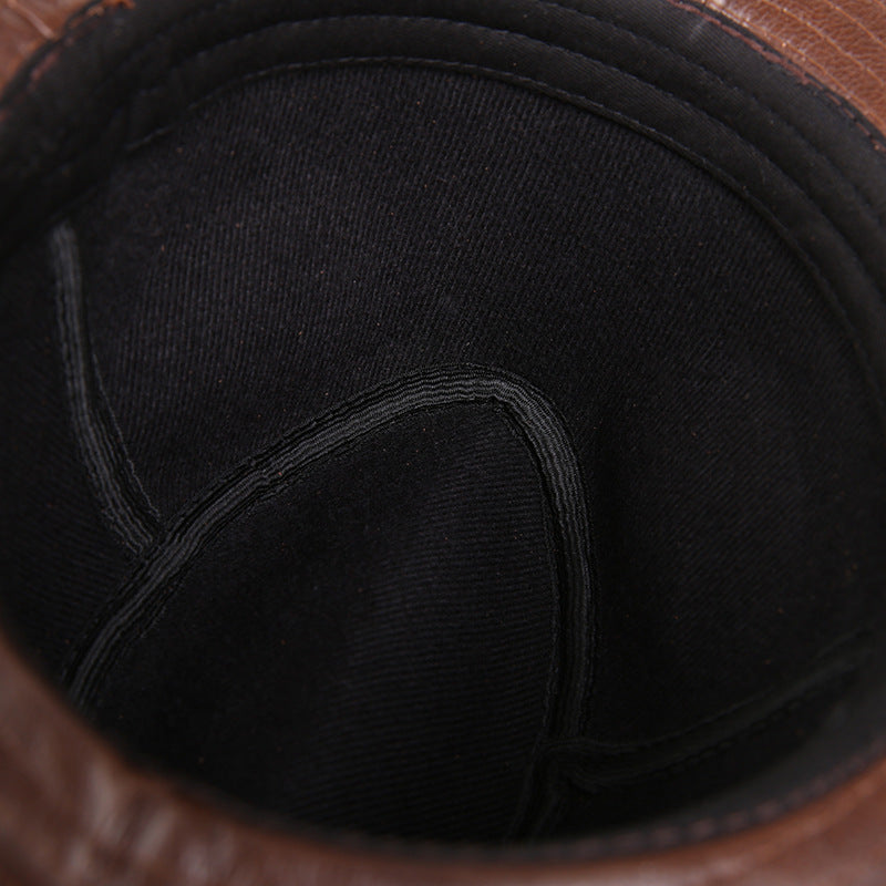 TheCapSpot - Cartwright Leather Top Hat
