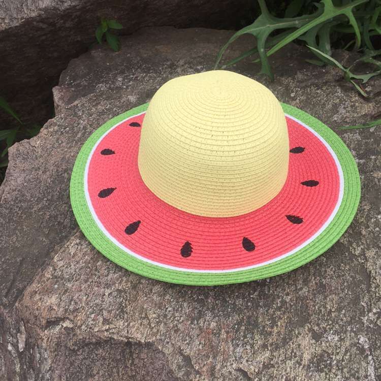 TheCapSpot - Straw Watermelon Sun Hat