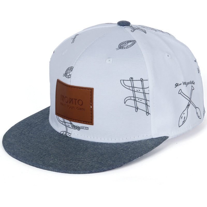 TheCapSpot - Graffiti Denim Baseball Cap