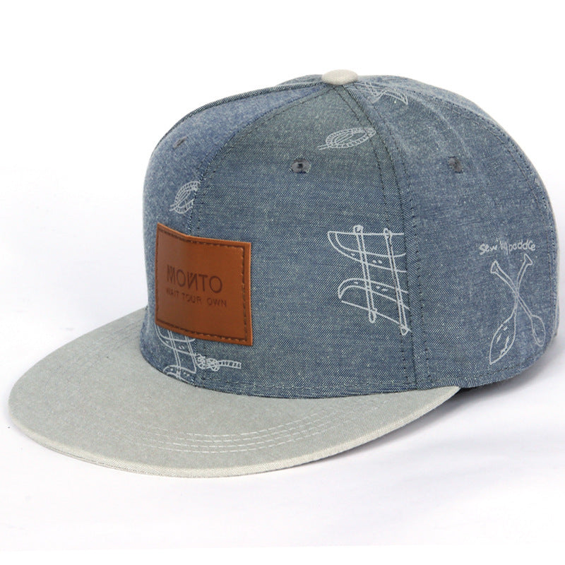 TheCapSpot - Graffiti Denim Baseball Cap