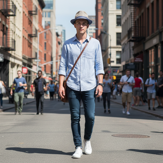 TheCapSpot - Cavendar Straw Two-Tone Fedora