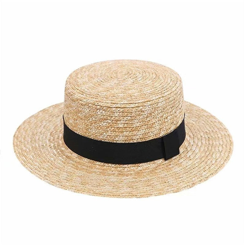 TheCapSpot - Striped Straw Hat