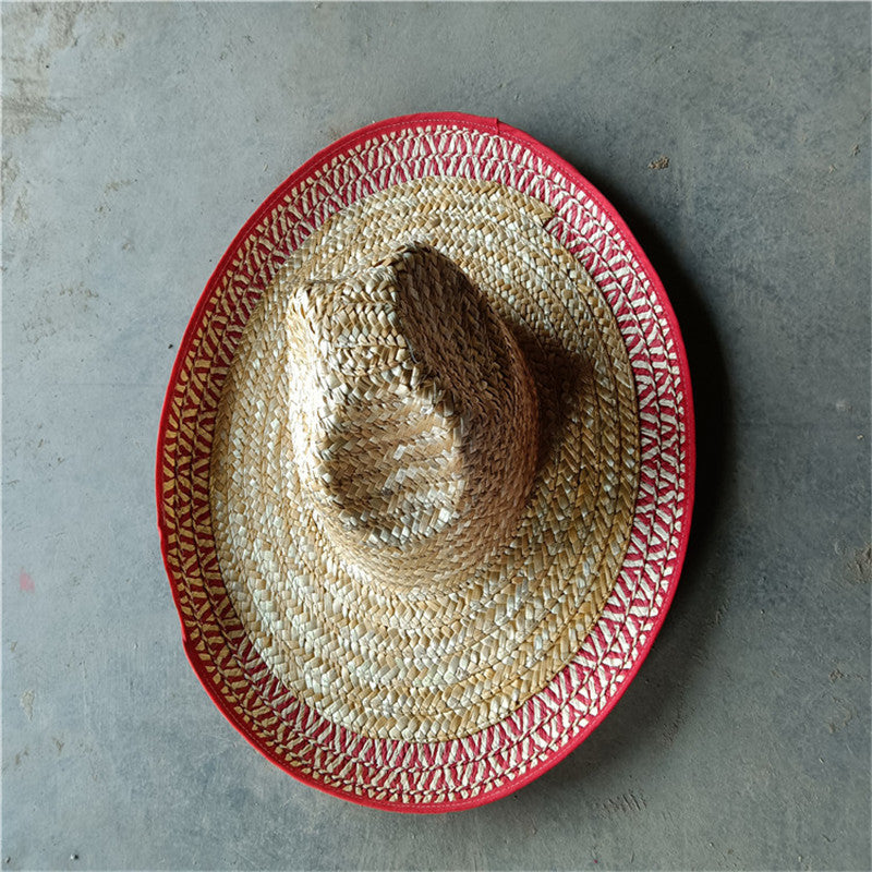 TheCapSpot - Striped Straw Hat