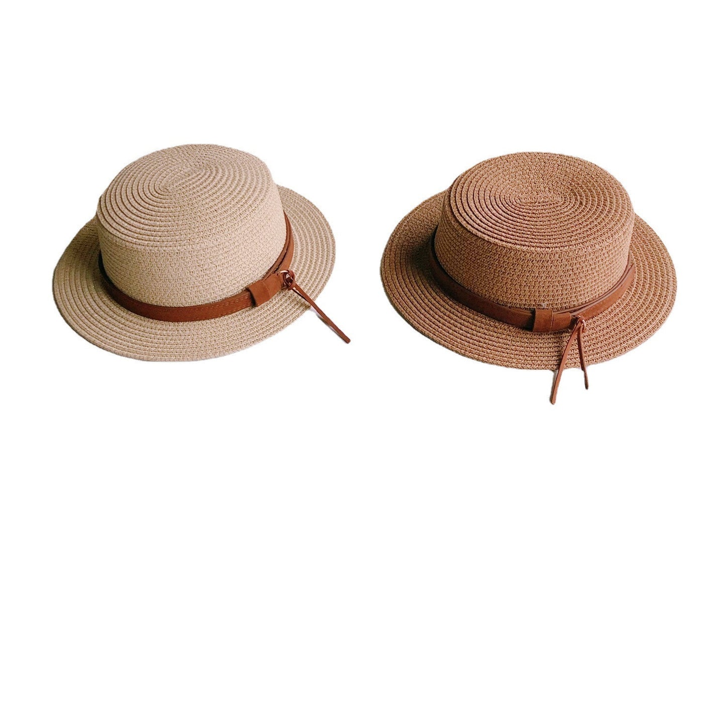 TheCapSpot - Leather Buckle Children Flat Top
