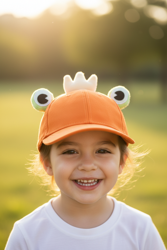 TheCapSpot - Cartoon Frog Peaked Cap