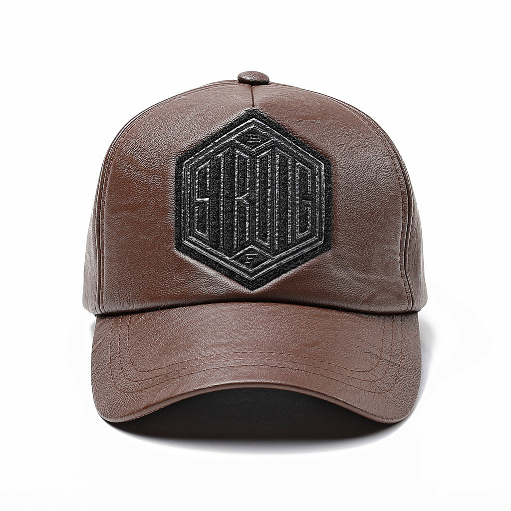 TheCapSpot - Leather Baseball Cap