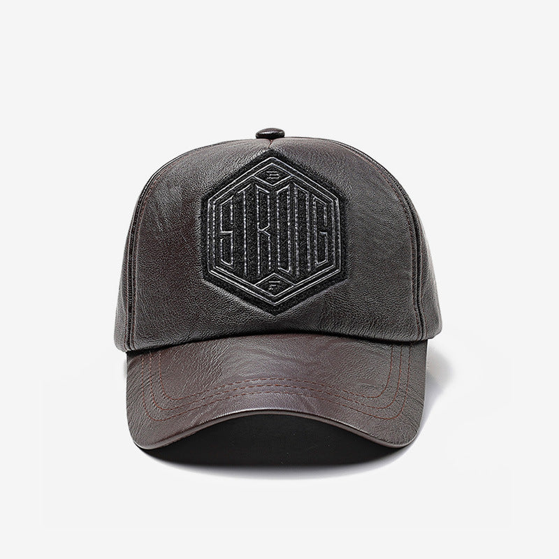 TheCapSpot - Leather Baseball Cap
