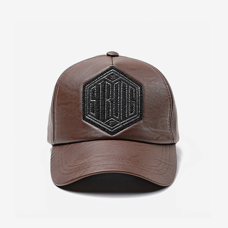 TheCapSpot - Brady Leather Baseball Cap