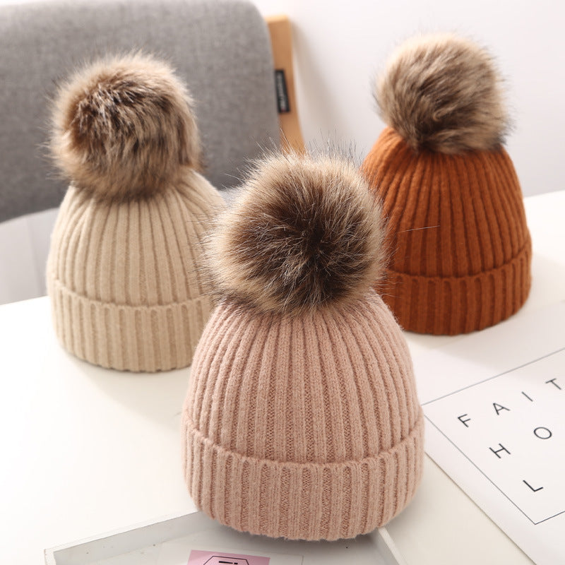 TheCapSpot - Woolen Cap Fur Stocking Cap